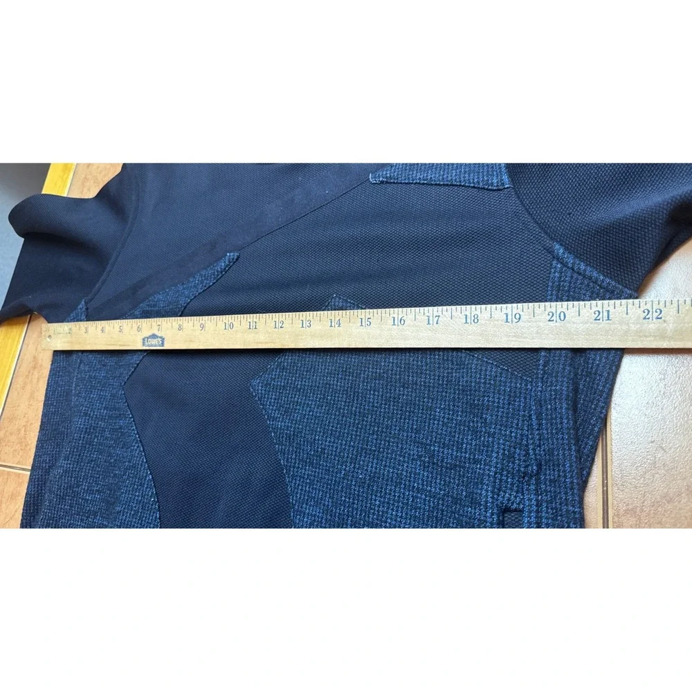Craft Atlantic‎ Men's Sweater Sz Medium Blue Wool Blend Italy Made Pockets